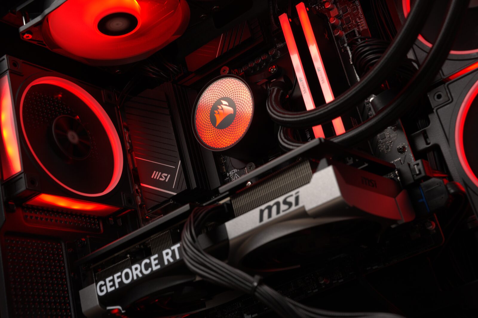 MSI GeForce RTX — red RGB